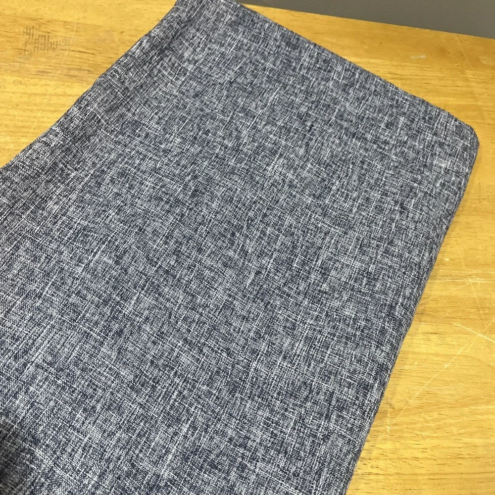 Laura‎ Ashley Denim Blue Textured Fabric Tablecloth 66x82